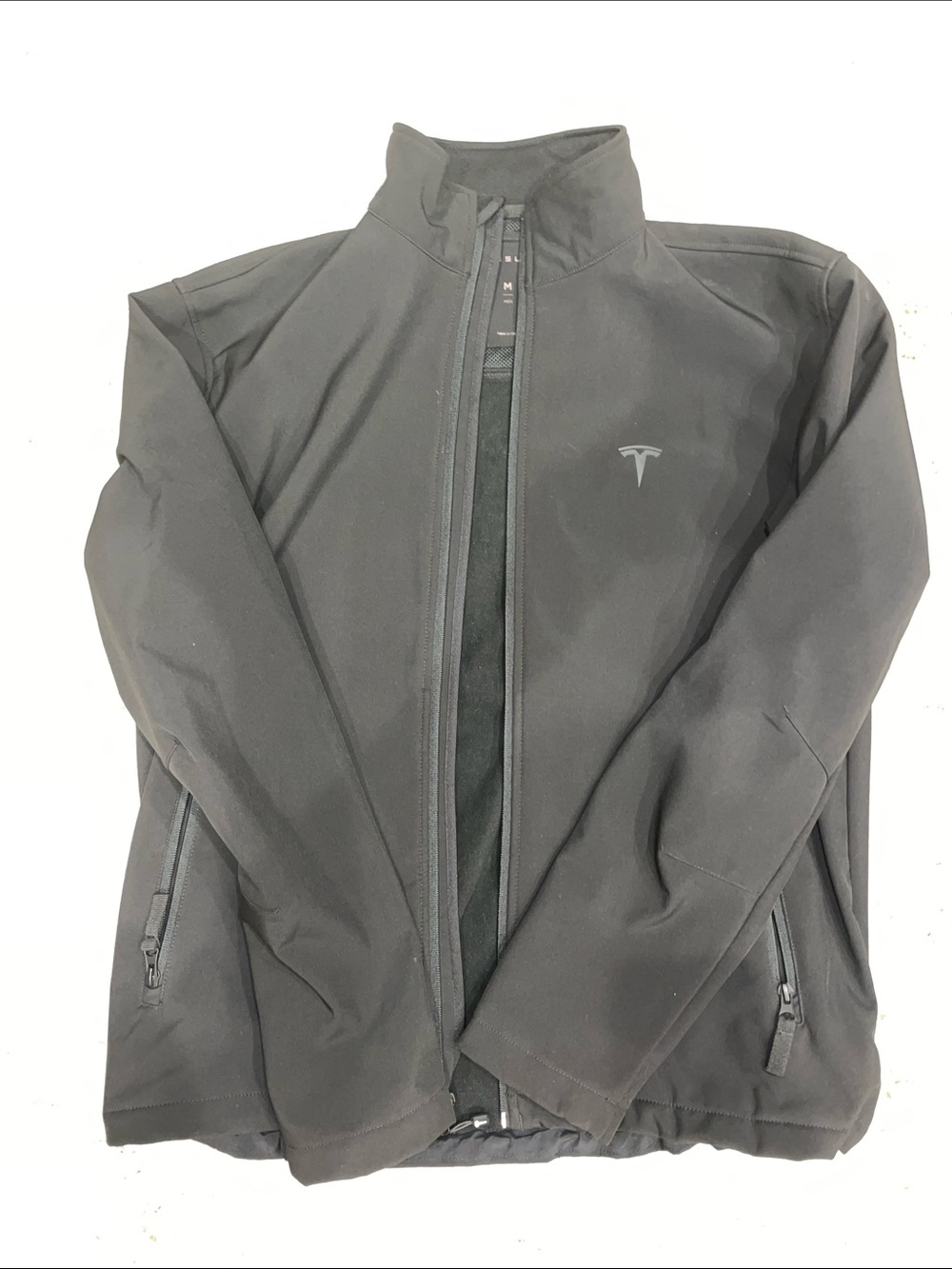 Tesla Men’s Black Performance Softshell Tech Jacket- medium
